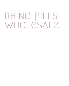 rhino pills wholesale