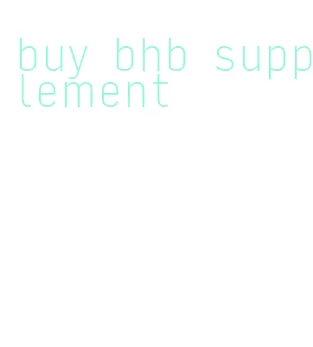 buy bhb supplement