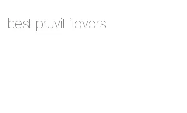 best pruvit flavors