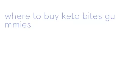 where to buy keto bites gummies