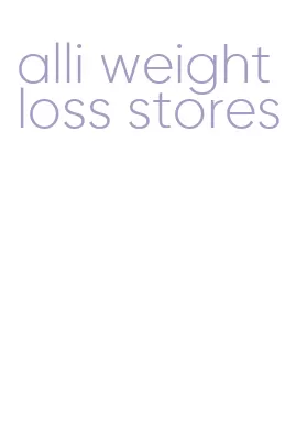 alli weight loss stores