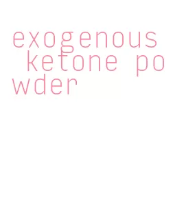 exogenous ketone powder
