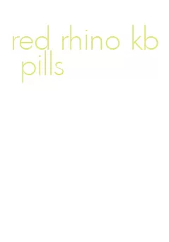 red rhino kb pills