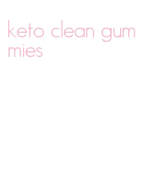 keto clean gummies