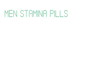 men stamina pills
