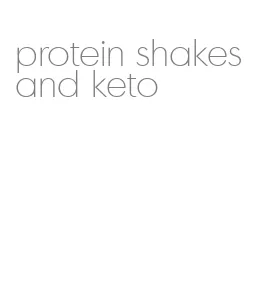 protein shakes and keto