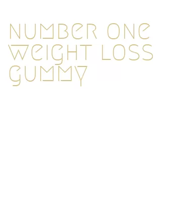 number one weight loss gummy