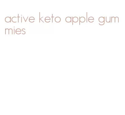 active keto apple gummies