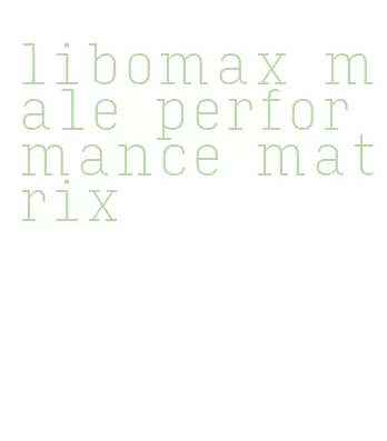 libomax male performance matrix