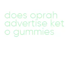 does oprah advertise keto gummies