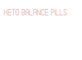 keto balance pills
