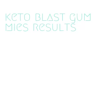 keto blast gummies results