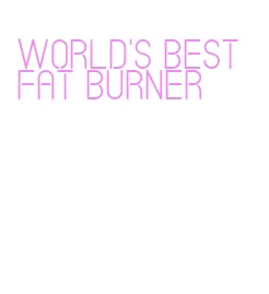 world's best fat burner