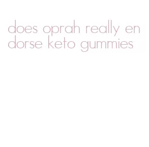 does oprah really endorse keto gummies