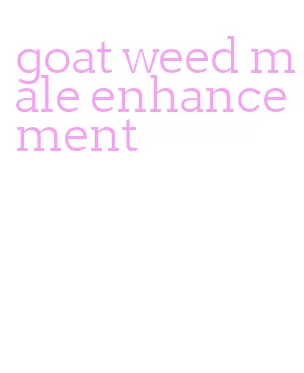 goat weed male enhancement