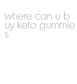 where can u buy keto gummies
