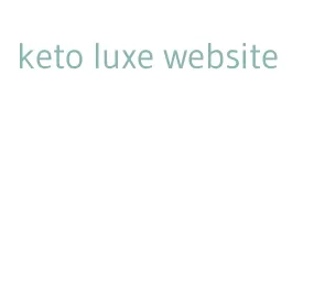 keto luxe website