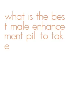 what is the best male enhancement pill to take