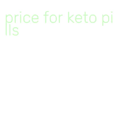 price for keto pills
