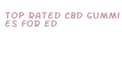 top rated cbd gummies for ed
